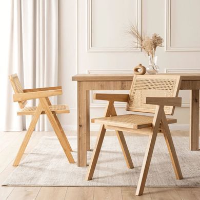 Стул MEBEL ELITE MADERA Беж/Дуб фотография