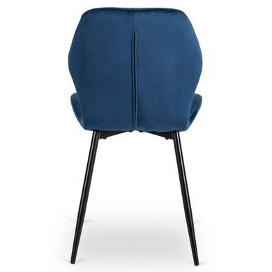 Стілець оксамитовий MEBEL ELITE IRYS Velvet Синій фотографія
