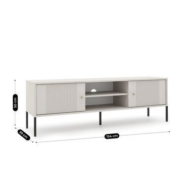 ТВ Тумба MEBEL ELITE SOFT 154 Кашемір фотографія
