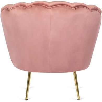 Крісло м'яке оксамитове MEBEL ELITE ANGEL Velvet Рожевий фотографія