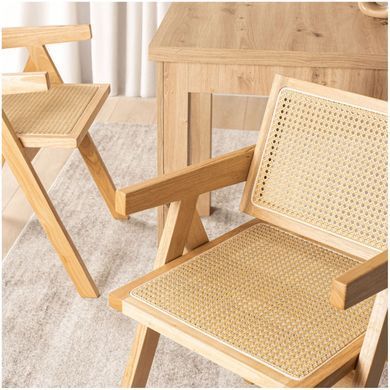 Стул MEBEL ELITE MADERA Беж/Дуб фотография