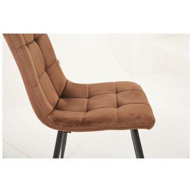 Стул Cherry Velvet AMF Кофейный фотография