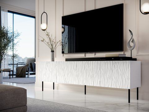 ТВ Тумба JUNGLE RTV Cama 190 Білий мат фотографія