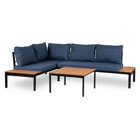 Комплект садовой мебели MEBEL ELITE NORMAN Синий/черный