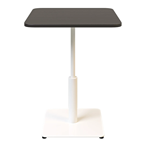 Стол Ibiza Soft light Lovko 60x60 Белый металл/черный фотография