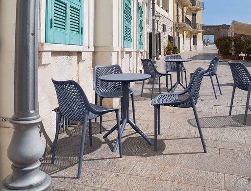 Стіл круглий Siesta Onto Sky Folding Table 60 Dark Grey фотографія