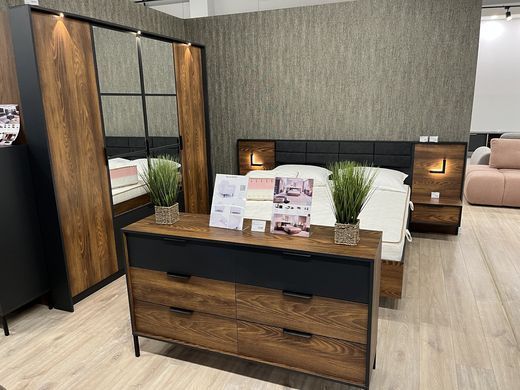 Спальня Perfect Home Мілтон / Milton B Каштан/антрацит фотографія