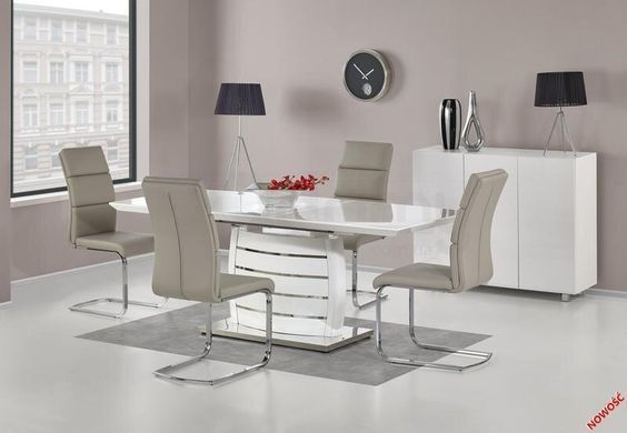 Стол раскладной ONYX Halmar 160х90 Белый фотография