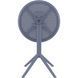 Стіл круглий Siesta Onto Sky Folding Table 60 Dark Grey