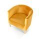 Кресло CLUBBY 2 Velvet Halmar Горчичный