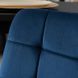 Барный стул бархатный MEBEL ELITE ARIEL Velvet Синий / Золотой