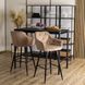 Барный стул бархатный MEBEL ELITE SALEM Velvet бежевый / черный