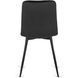 Стул бархатный MEBEL ELITE ROBIN Velvet, Черный