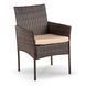 Комплект садових меблів MEBEL ELITE MORADO Коричневий/Беж