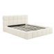 Кровать двуспальная MEBEL ELITE MURACJA 160x200 см Кремовая Букле
