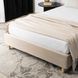 Ліжко двоспальне оксамитове MEBEL ELITE DENNIS Velvet 120x200 Беж