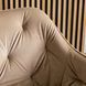 Барный стул бархатный MEBEL ELITE SALEM Velvet бежевый / черный