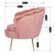 Крісло м'яке оксамитове MEBEL ELITE ANGEL Velvet Рожевий