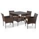 Комплект садових меблів MEBEL ELITE MORADO Коричневий/Беж
