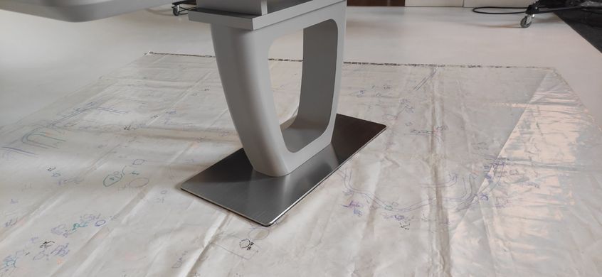 Стіл розкладний TML-861 Vetro 140(180)x80 Айс Грей фотографія