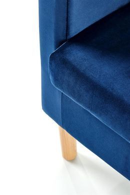Кресло CLUBBY 2 Velvet Halmar Синий фотография