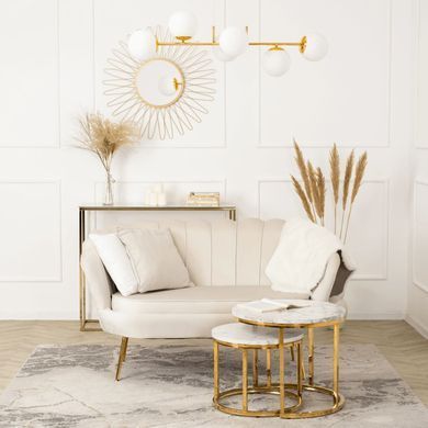 Софа MEBEL ELITE ZENDAYA 138 см Кремовий фотографія