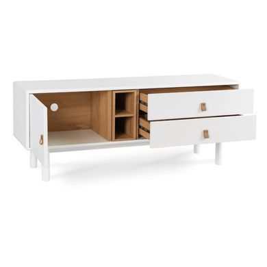 ТВ Тумба MEBEL ELITE ARTI 140 Белый фотография