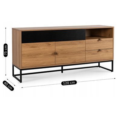 Комод MEBEL ELITE COMO Дуб фотография