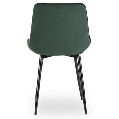 Стілець оксамитовий MEBEL ELITE CHRIS Velvet Зелений фотографія
