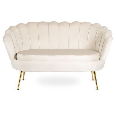 Софа MEBEL ELITE ZENDAYA 138 см Кремовий фотографія