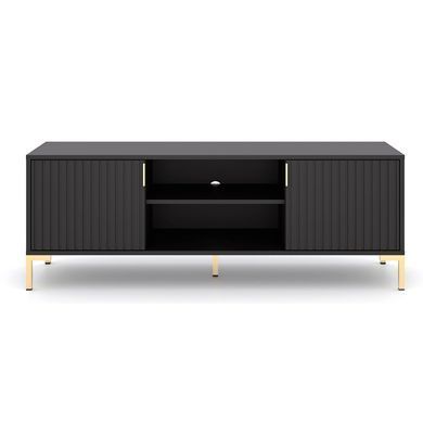 ТВ Тумба MEBEL ELITE TORELLO 140 Черный фотография