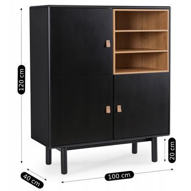Комод MEBEL ELITE VEDDE Черный фотография