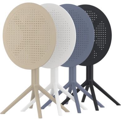 Стіл круглий Siesta Onto Sky Folding Table 60 White фотографія