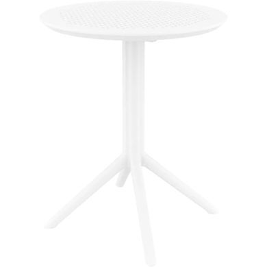 Стіл круглий Siesta Onto Sky Folding Table 60 White фотографія
