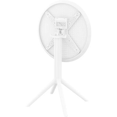 Стіл круглий Siesta Onto Sky Folding Table 60 White фотографія