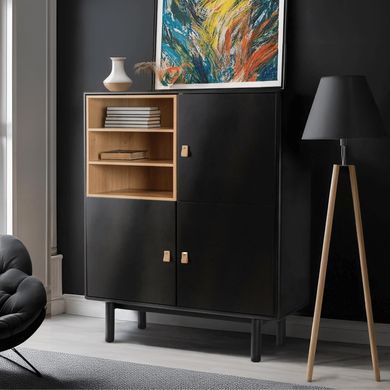Комод MEBEL ELITE VEDDE Черный фотография
