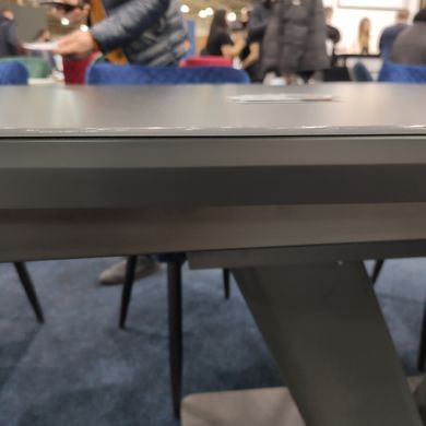 Розкладний стіл MONTBLANC Signal 160(200)X90 Сірий Мат фотографія