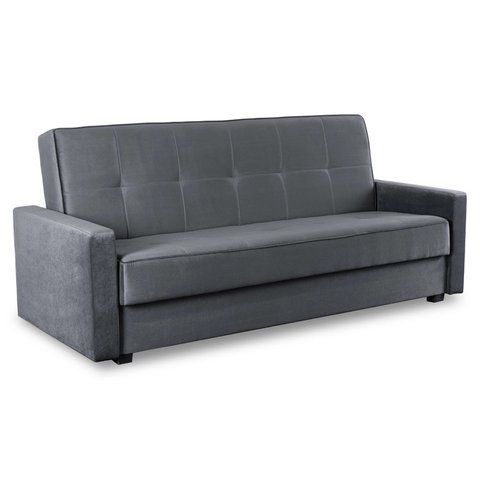 Диван раскладной MEBEL ELITE ALUNA 212 см Серый фотография