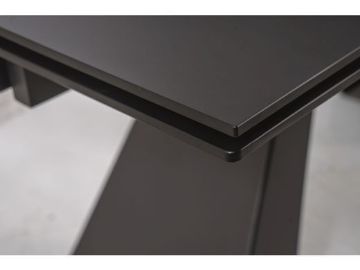 Стіл Розкладний SALVADORE 120(180)x80 Signal Чорний Мат фотографія