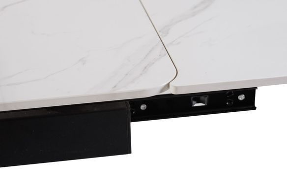 Стіл розкладний TML-817-1 VETRO 120(180)x80 Білий Мармур фотографія