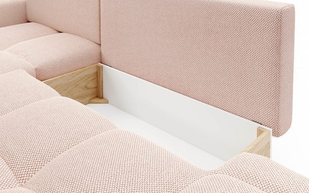 Диван кутовий розкладний SOHO Perfect Home Польща Світло-бежевий фотографія