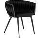 Стілець оксамитовий MEBEL ELITE EMPOLI Velvet Чорний фотографія