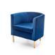 Крісло CLUBBY 2 Velvet Halmar Синій фотографія