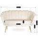 Софа MEBEL ELITE ZENDAYA 138 см Кремовий