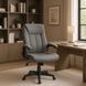 Стілець офісний поворотний MEBEL ELITE ZURICH Сірий