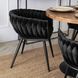 Стілець оксамитовий MEBEL ELITE EMPOLI Velvet Чорний
