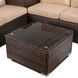 Комплект садових меблів MEBEL ELITE NEGRO Коричневий/Беж