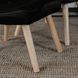 Кресло мягкое бархатное с подставкой для ног MEBEL ELITE LOZANO Velvet Черный