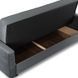 Диван розкладний MEBEL ELITE ALUNA 212 см Сірий