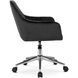 Стул офисный поворотный бархатный MEBEL ELITE FABIO Velvet Черный